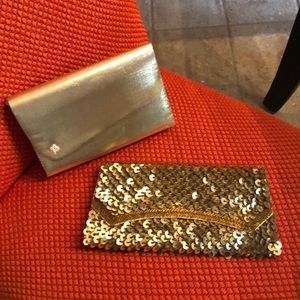 Gold handbags (2)